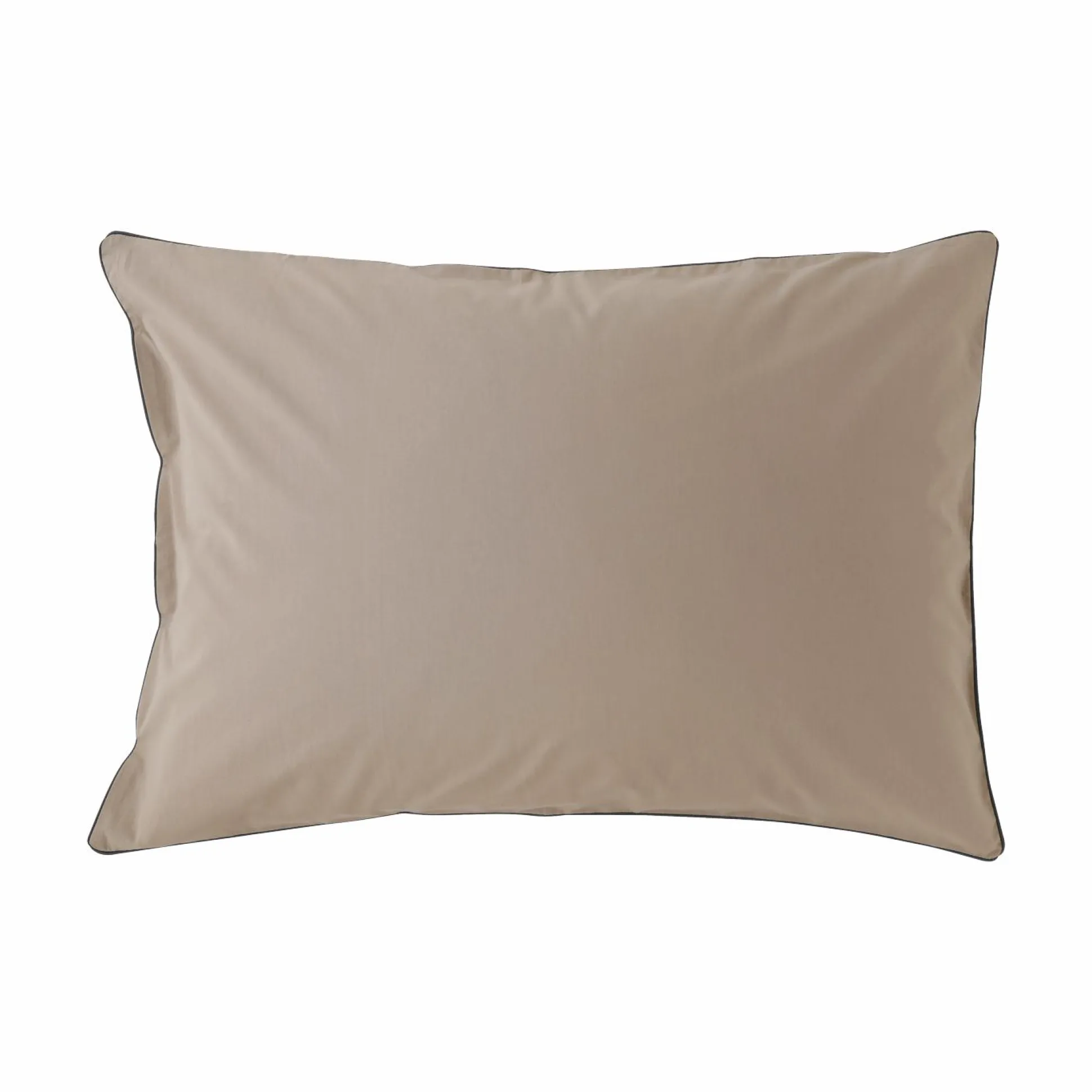 Taie d'oreiller coton bio Thaïs - Ficelle - 50 x 70 cm