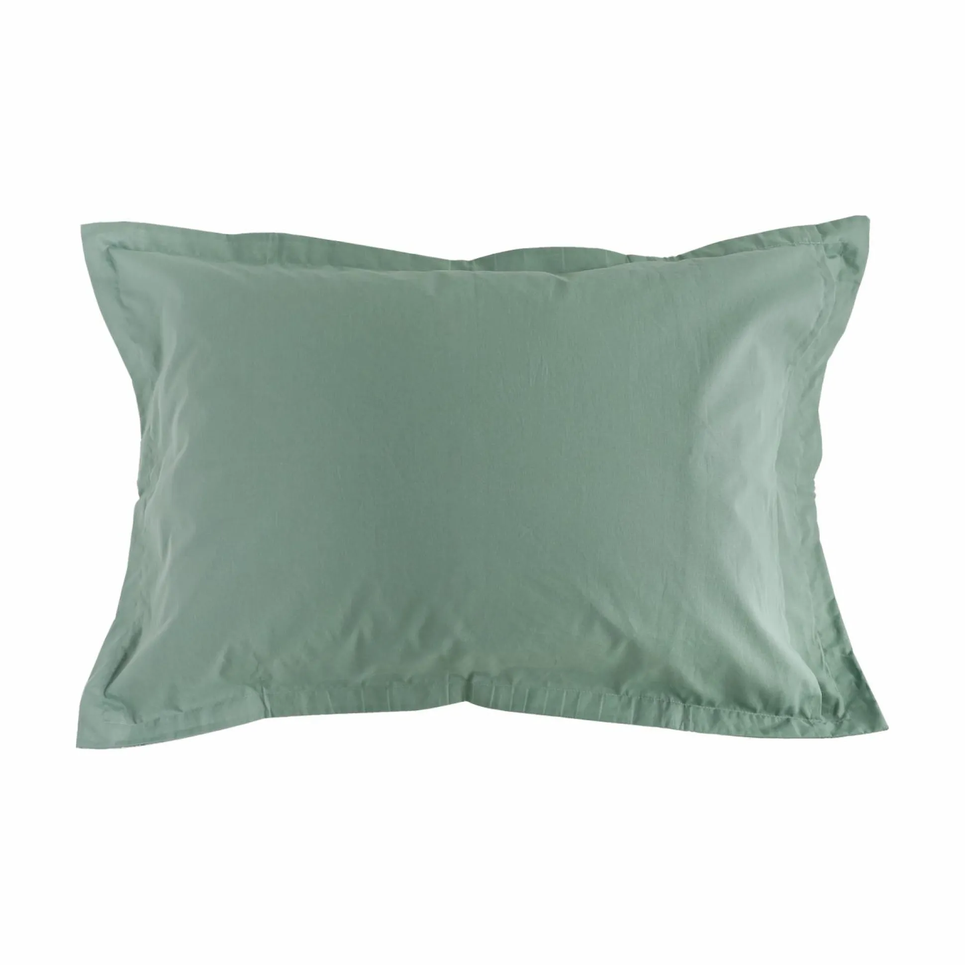 Taie d'oreiller coton bio Verlaine - Céladon - 50 x 70 cm