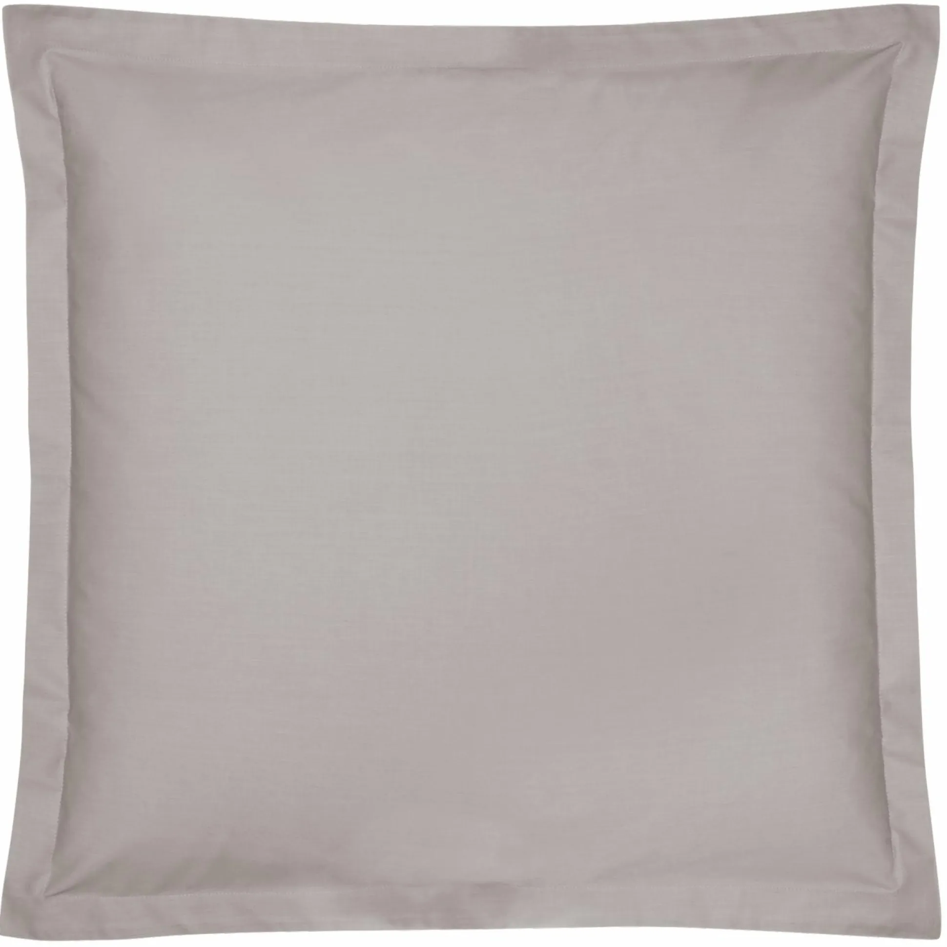 Taie d'oreiller coton bio Fil & Sens - Gris Mastic - Taie d'oreiller 65 x 65 cm