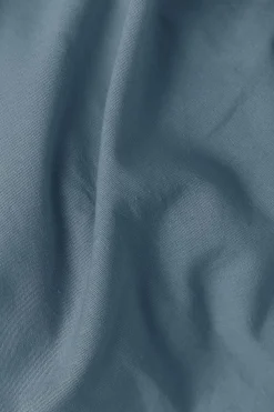 Taie d'oreiller coton lin Valentine - Bleu Gris - 50 x 70 cm