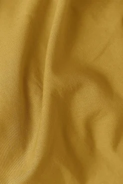 Taie d'oreiller coton lin Valentine - Curry - 65 x 65 cm