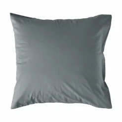 Taie d'oreiller coton lin Valentine - Orage - 65 x 65 cm