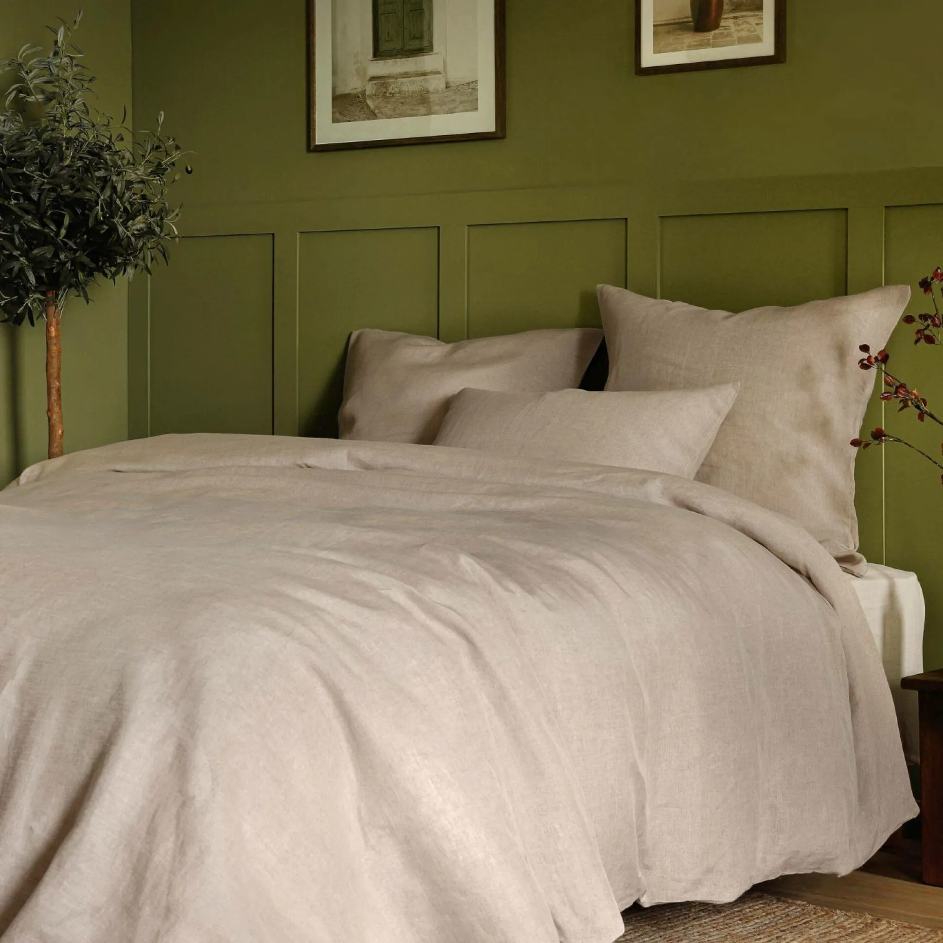 Taie d'oreiller lin lavé Louison - 65 x 65 cm