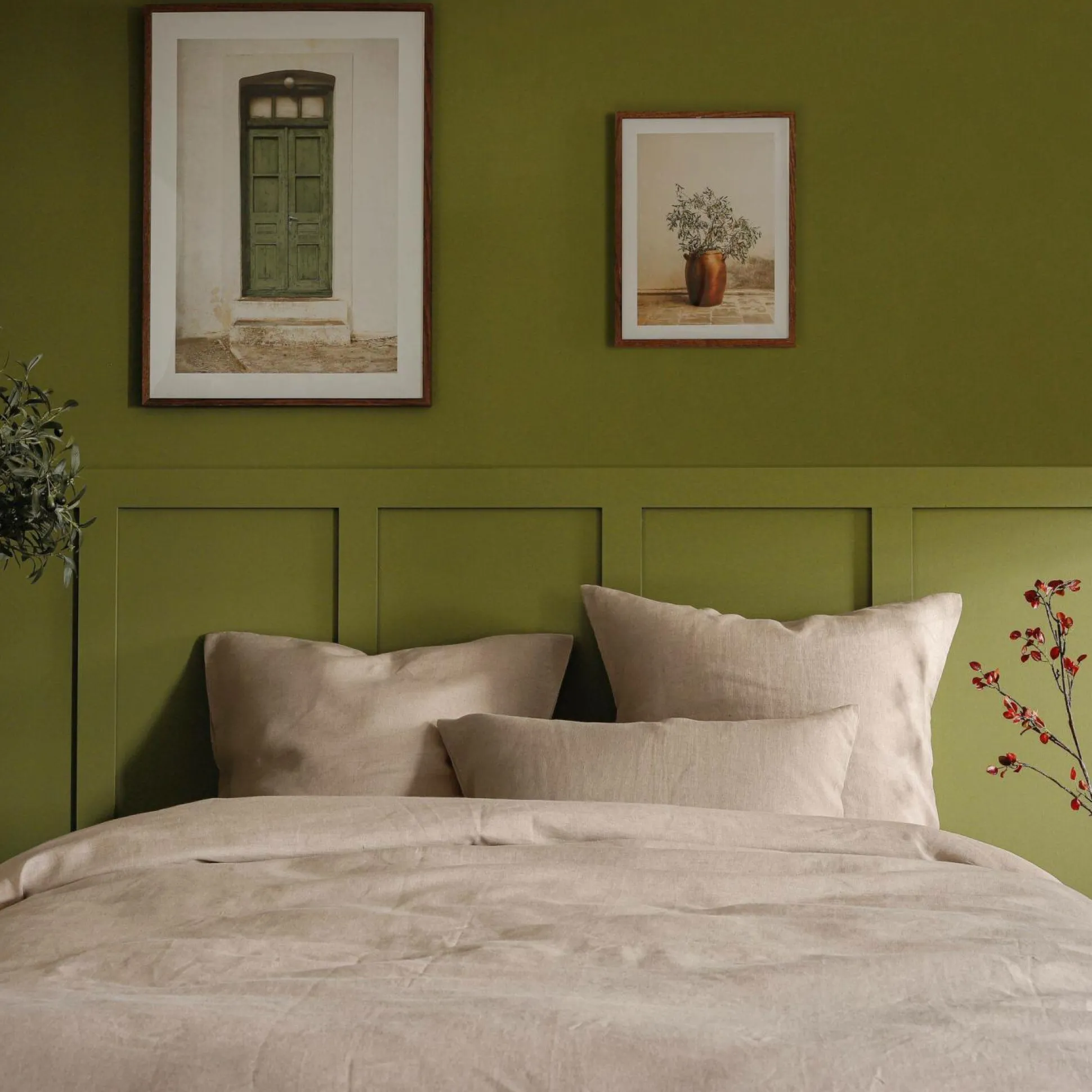 Taie d'oreiller lin lavé Louison - 65 x 65 cm