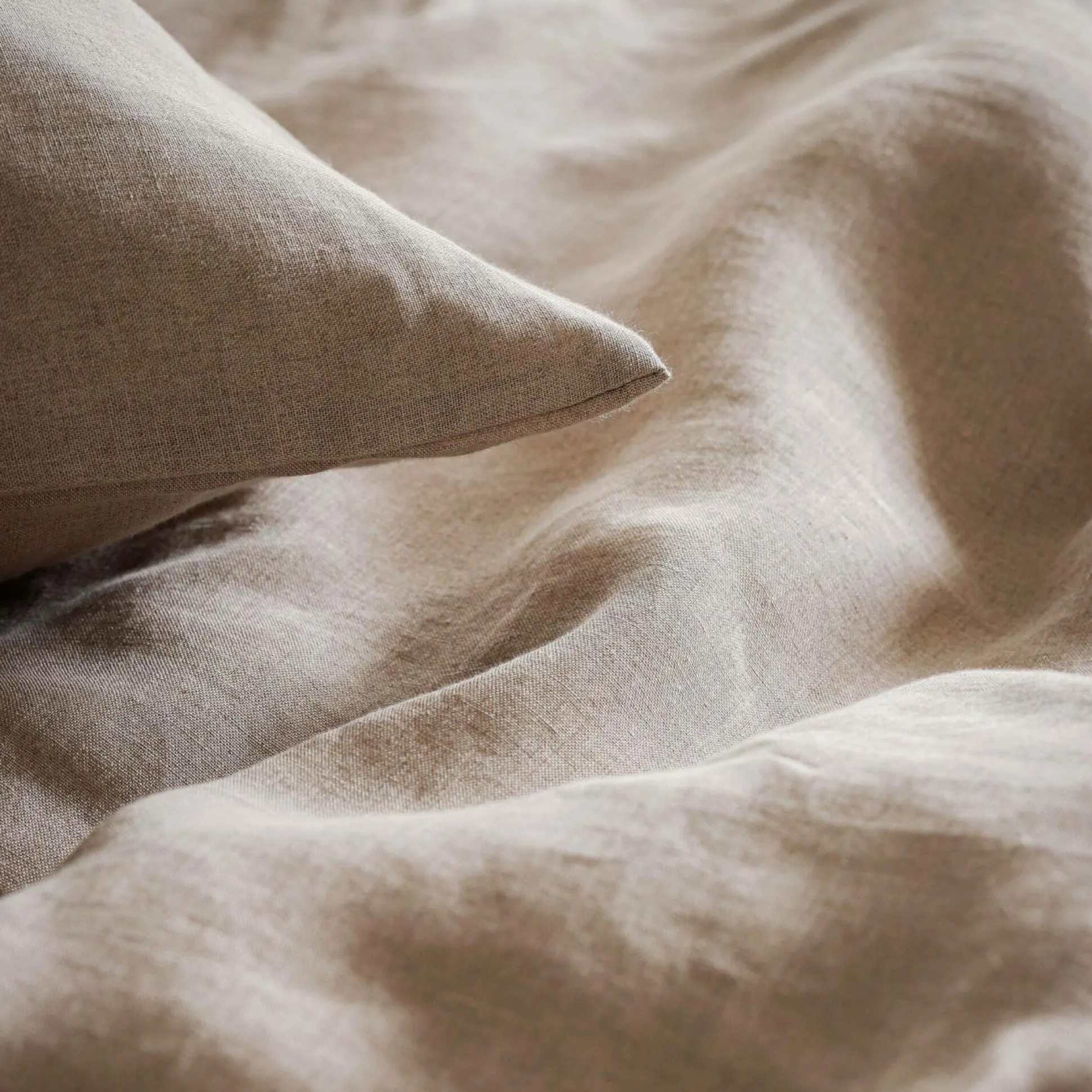 Taie d'oreiller lin lavé Louison - 65 x 65 cm