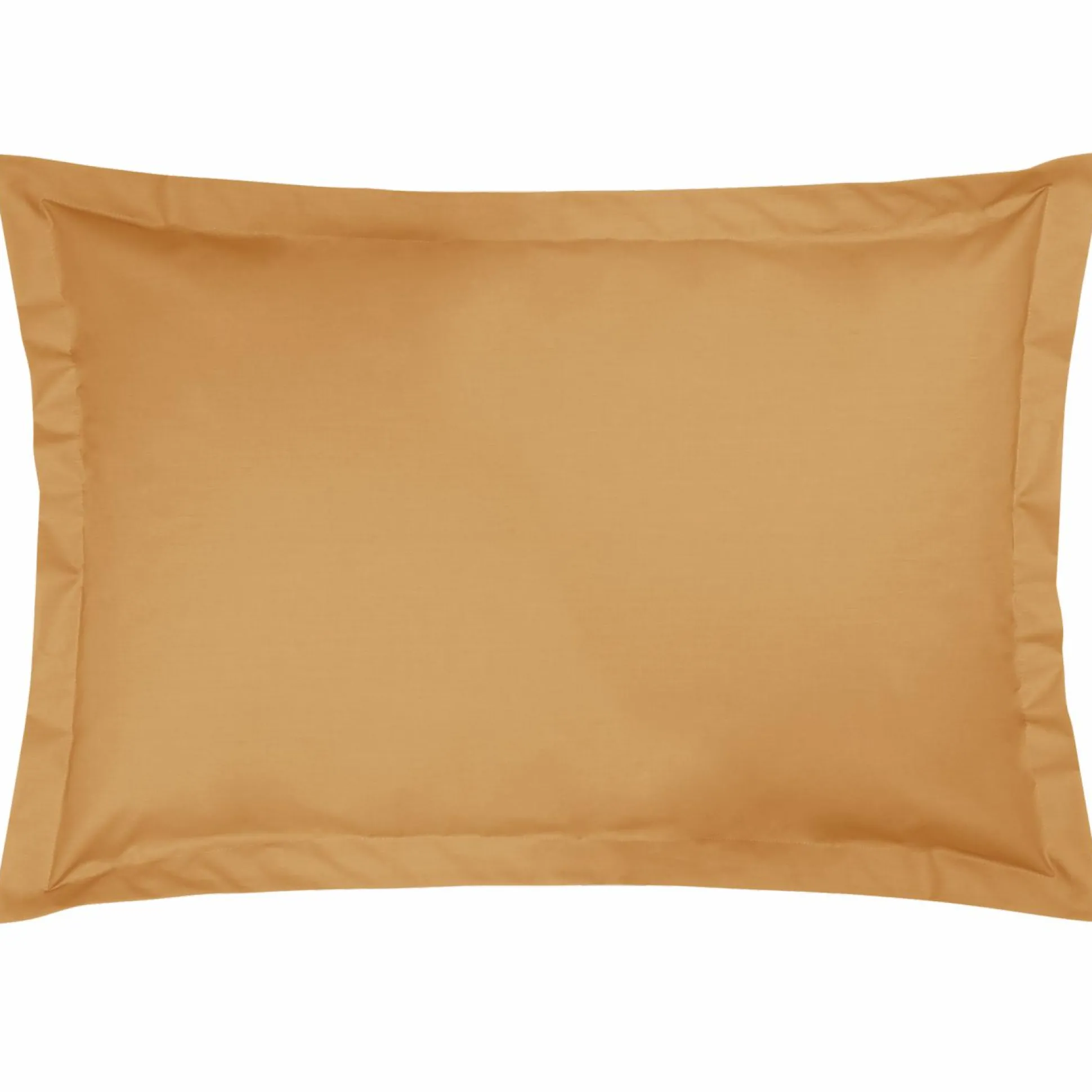 Taie d'oreiller percale bio Elise - Ocre - Taie d'oreiller 50 x 75 cm