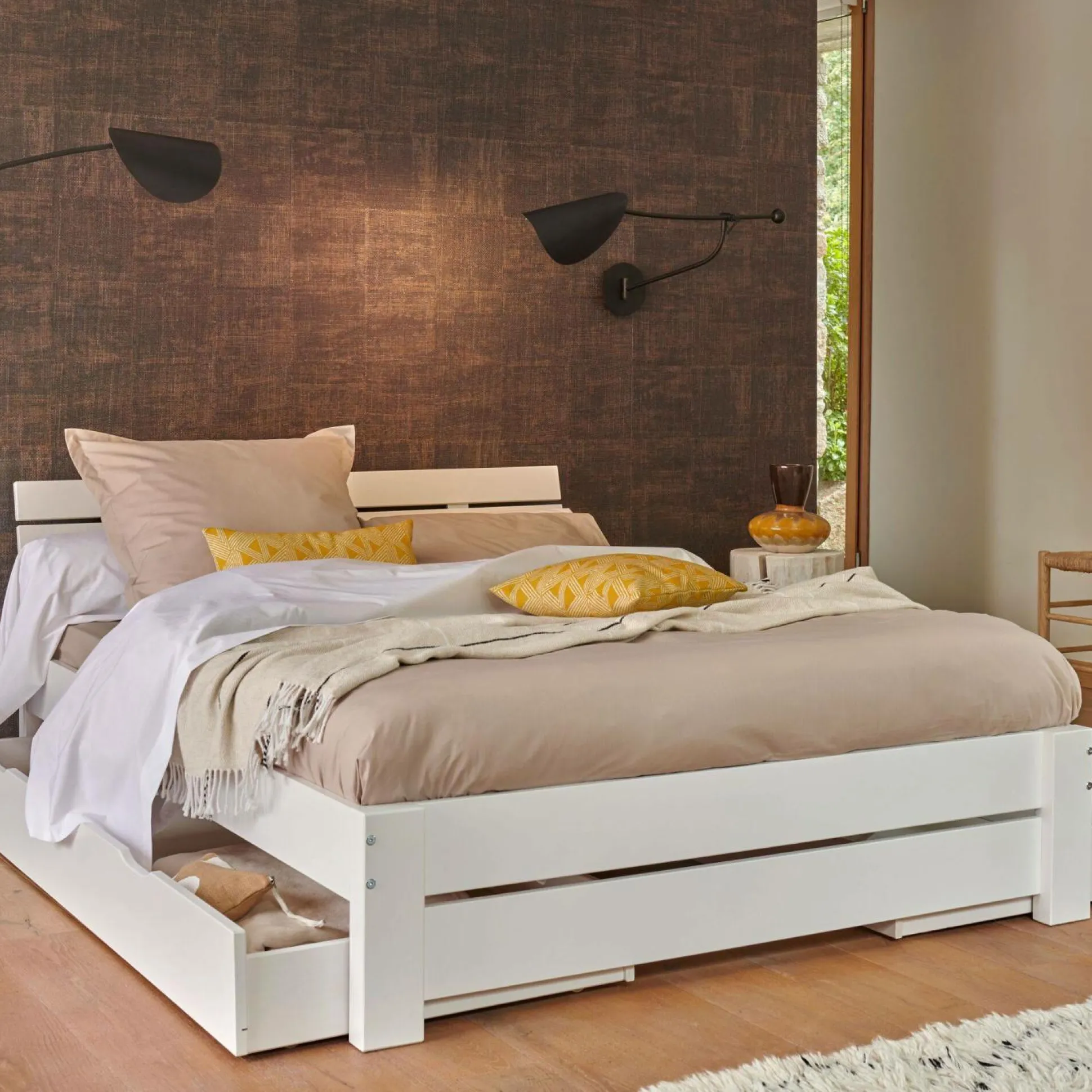 Taie d'oreiller percale bio Elise - Lin - Taie d'oreiller 65 x 65 cm