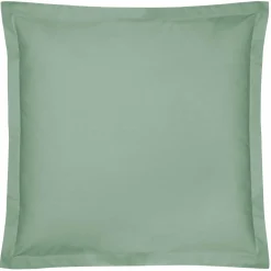 Taie d'oreiller percale bio Elise - Céladon - Taie d'oreiller 65 x 65 cm