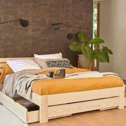 Taie d'oreiller percale bio Elise - Ocre - Taie d'oreiller 65 x 65 cm