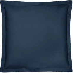 Taie d'oreiller percale bio Elise - Bleu Nuit - Taie d'oreiller 65 x 65 cm