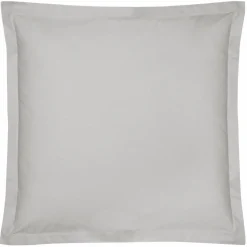 Taie percale bio Elise - Galet - Taie d'oreiller 65 x 65 cm