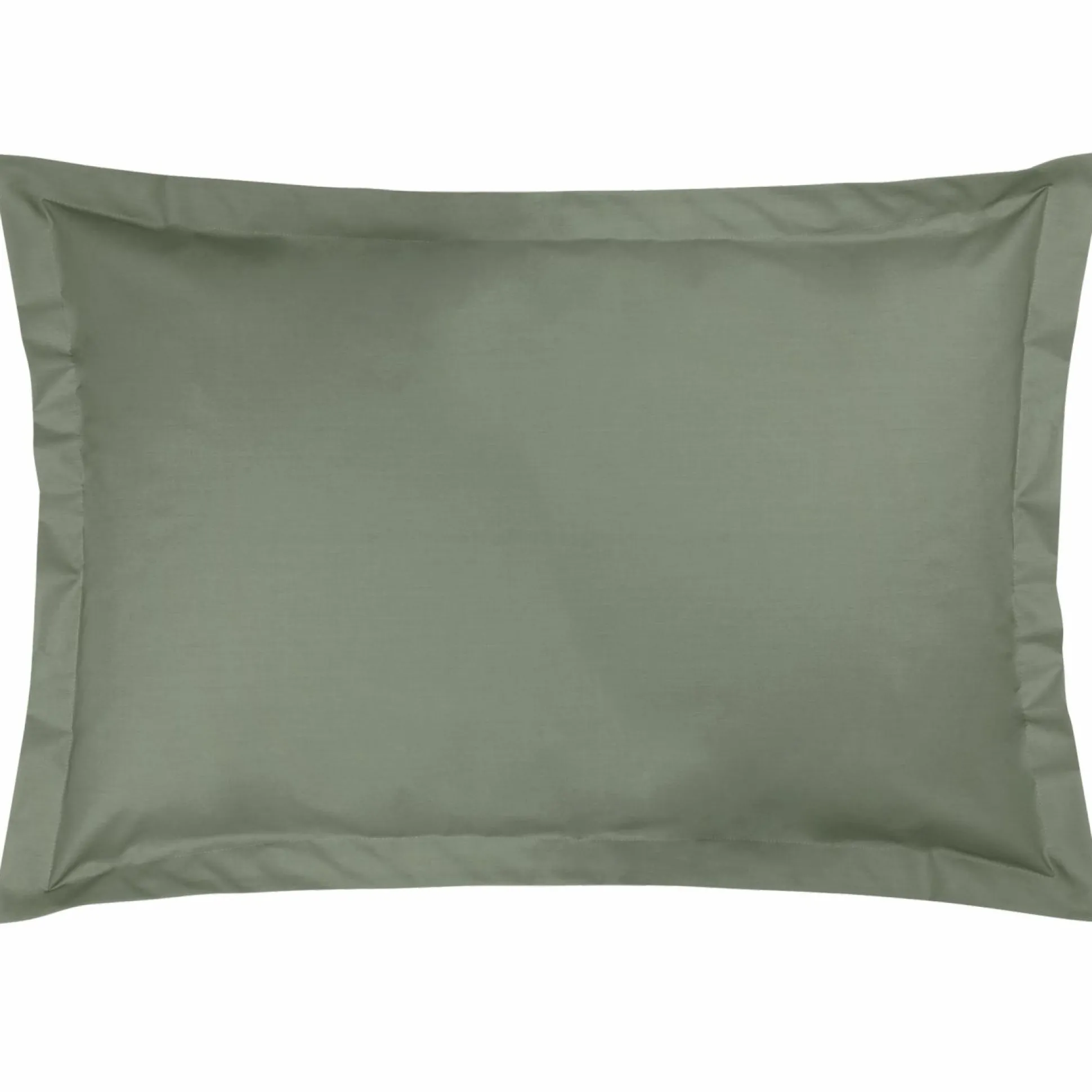 Taie percale bio Elise - Lichen Vert - Taie d'oreiller 50 x 75 cm