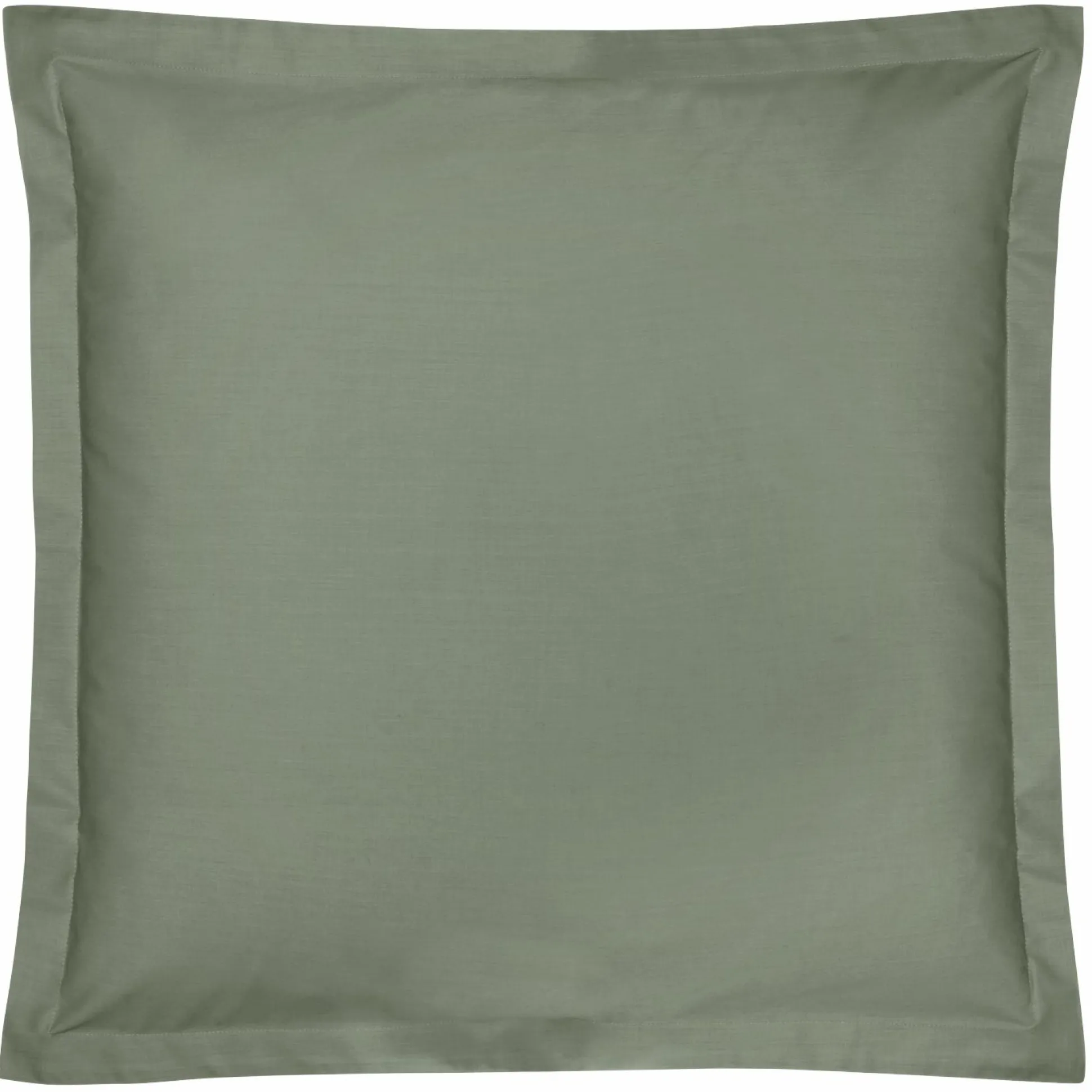 Taie percale bio Elise - Lichen Vert - Taie d'oreiller 65 x 65 cm