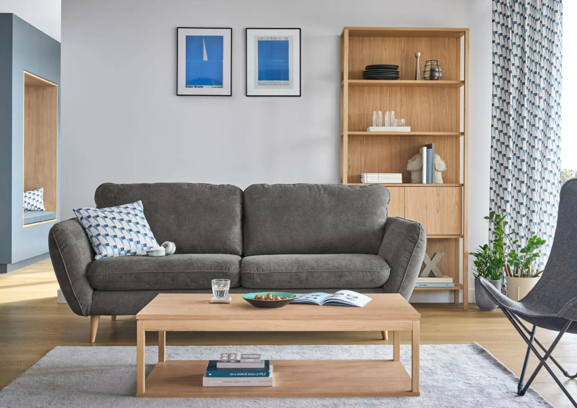 Tapis Bella - Gris Clair - 120 x 170 cm