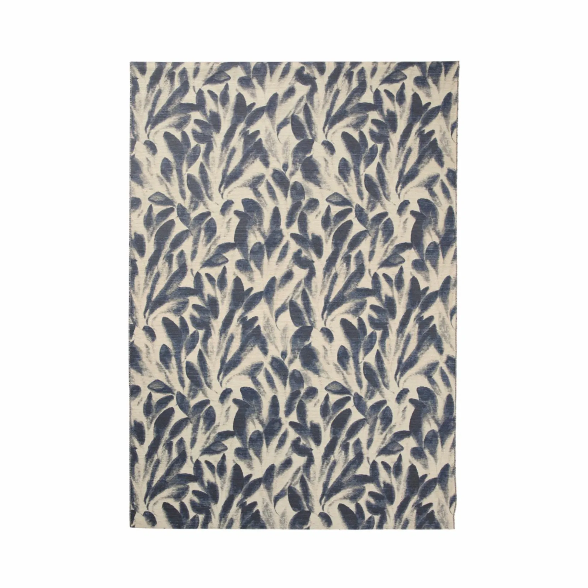 Tapis Plantain - Ecru/Bleu - 170 x 240 cm