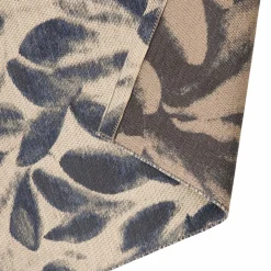 Tapis Plantain - Ecru/Bleu - 170 x 240 cm