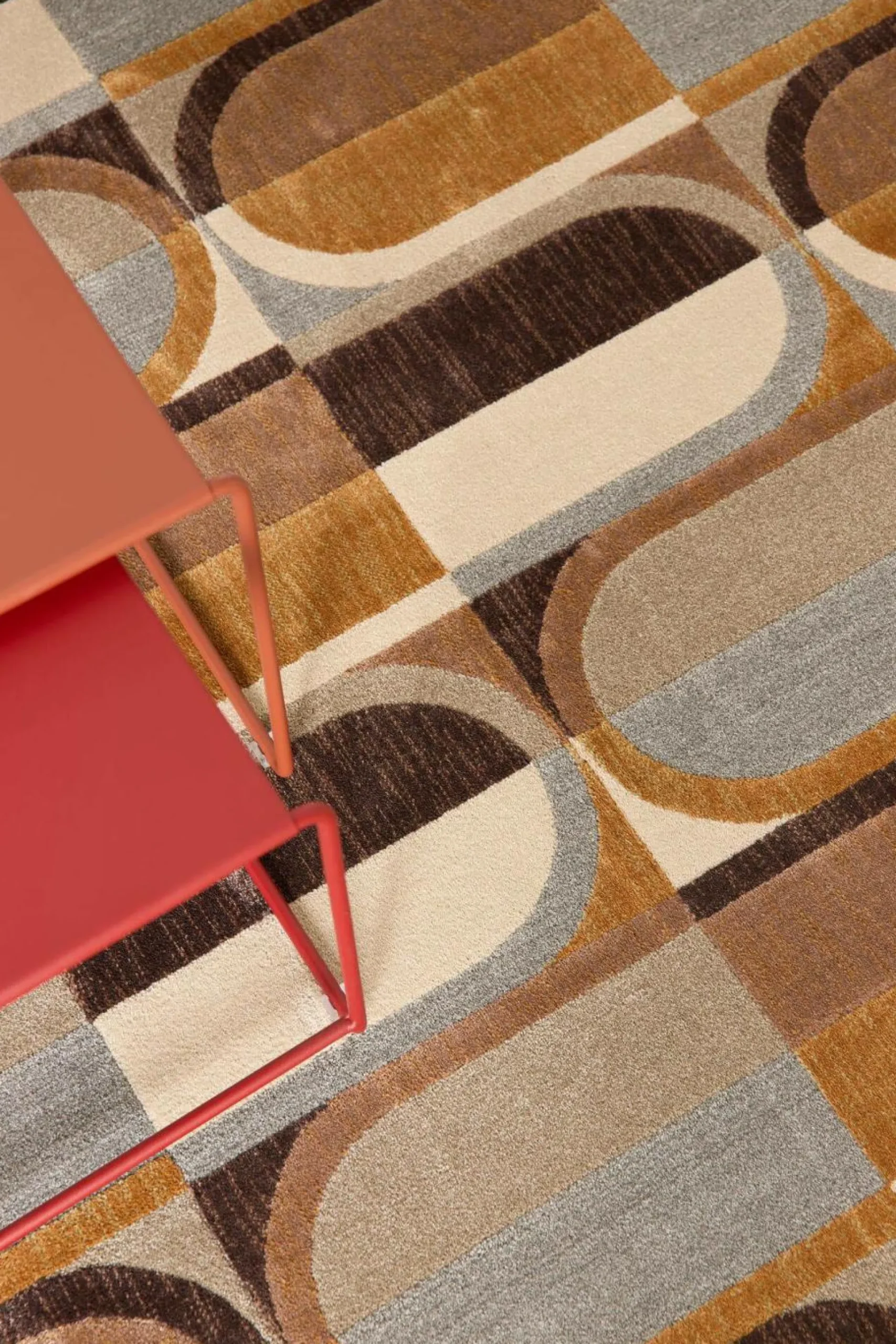 Tapis Rita - Rouille - 120 x 170 cm