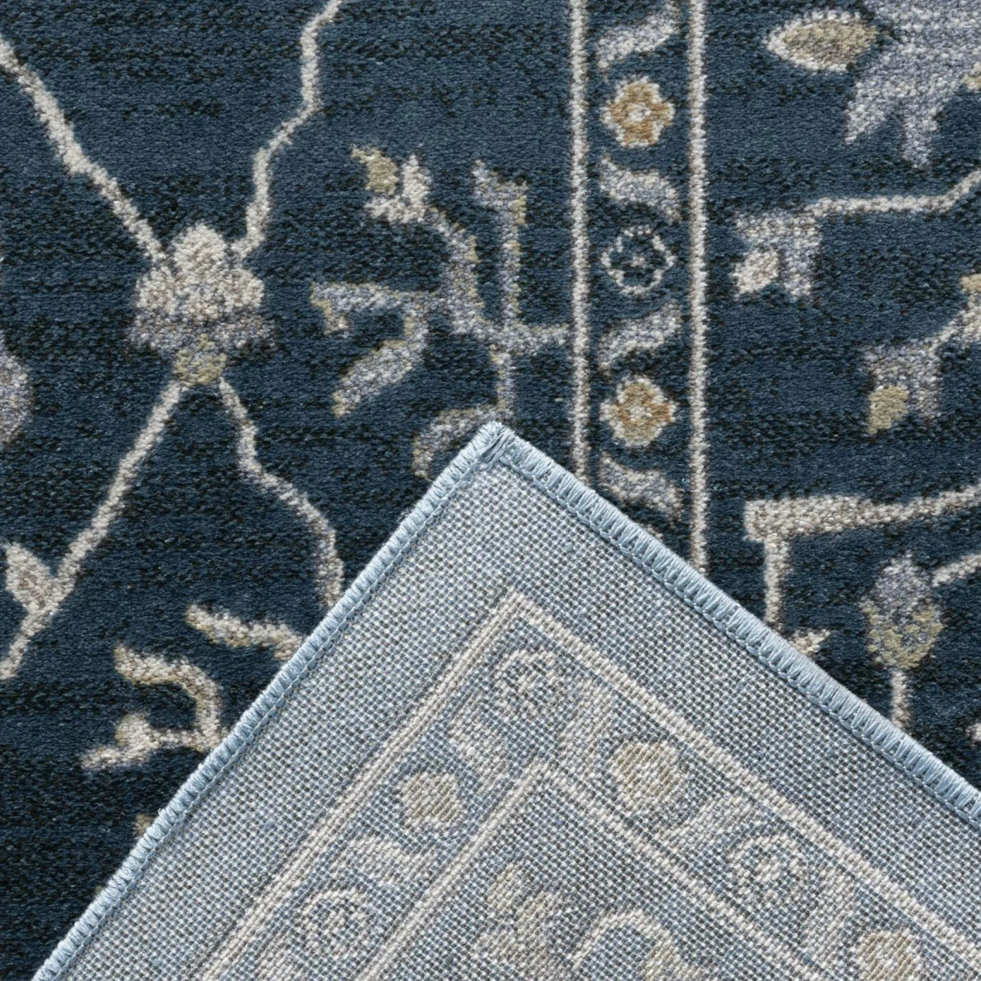 Tapis Rosaline - Bleu - 120 x 170 cm