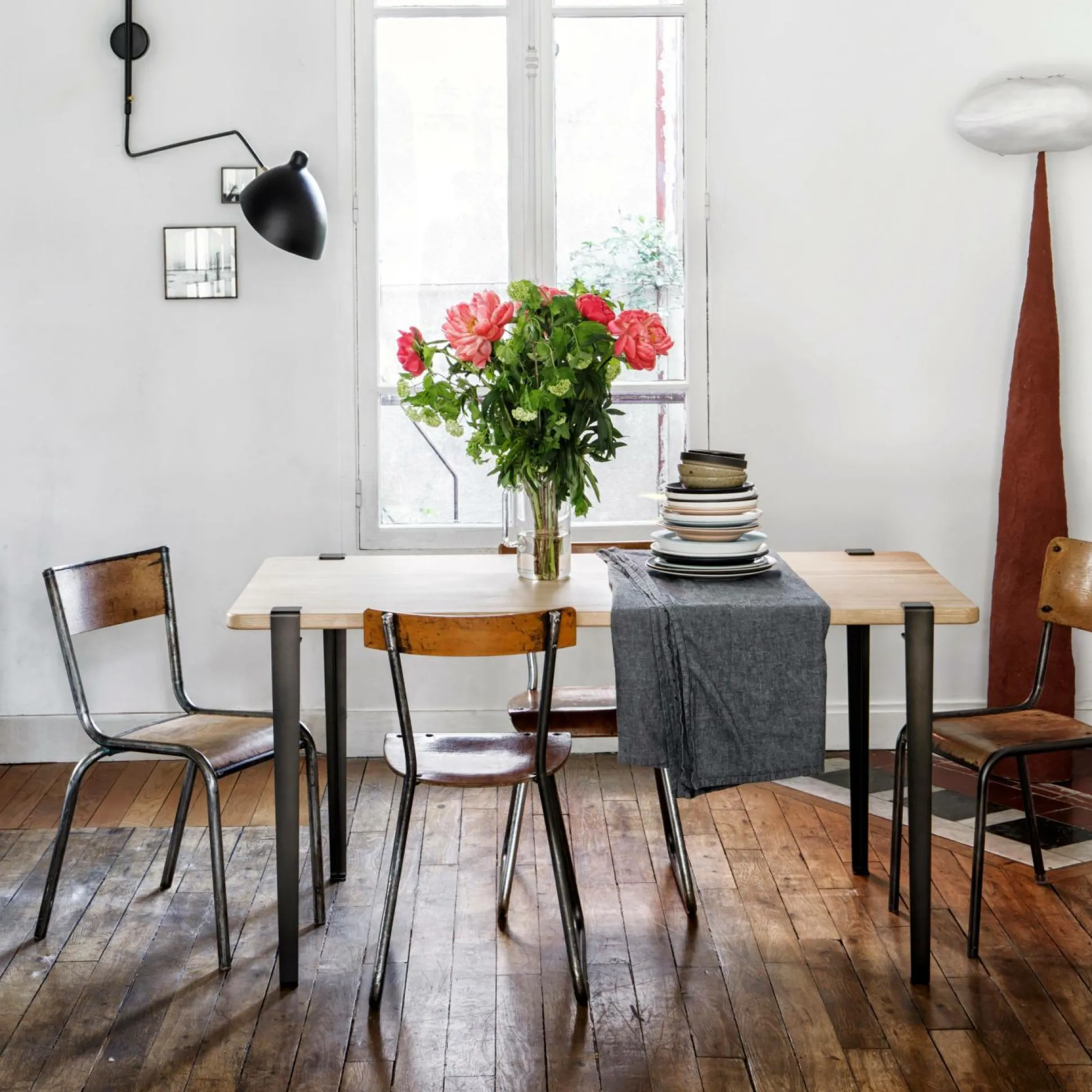 TIPTOE Pied de table - Noir Graphite