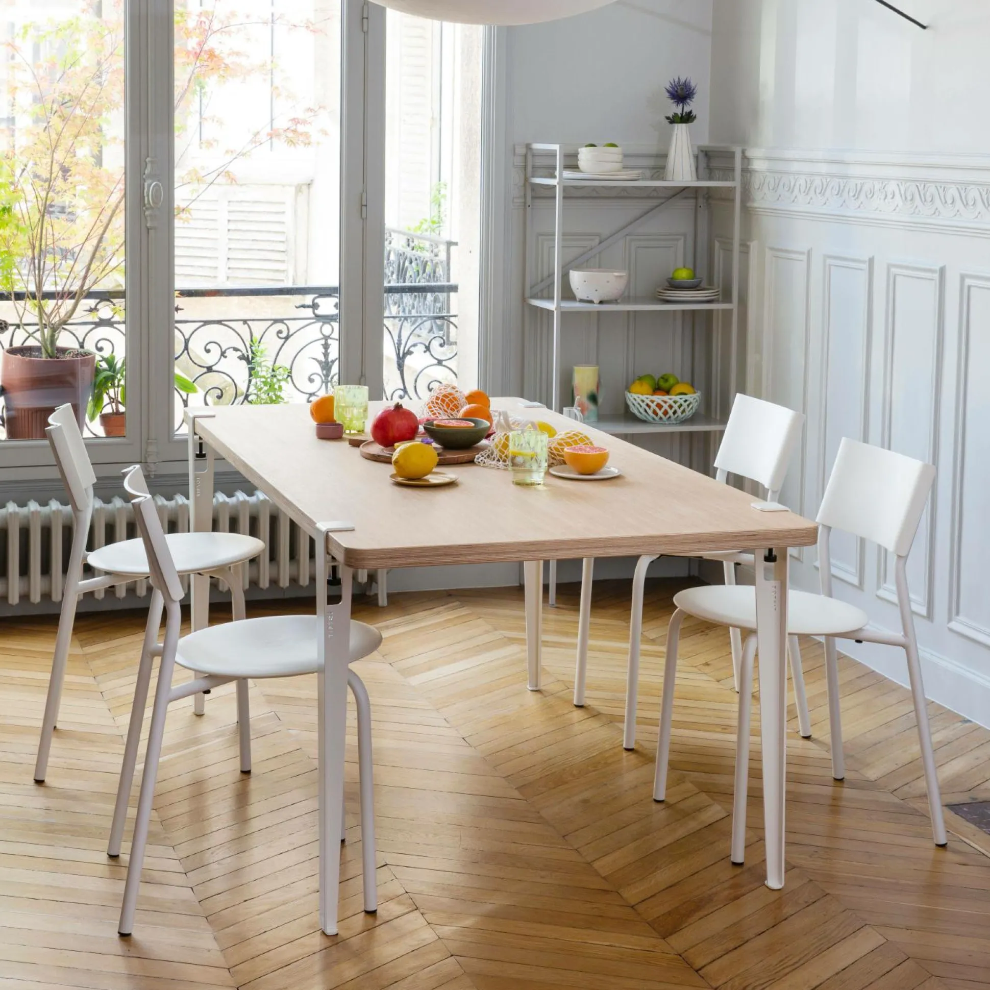 TIPTOE Pied de table Tao - Blanc Nuage