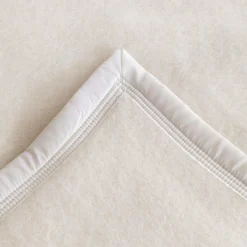 TOISON D'OR Couverture 100% laine Woolmark 500g Volta - Naturel - 220 x 240 cm