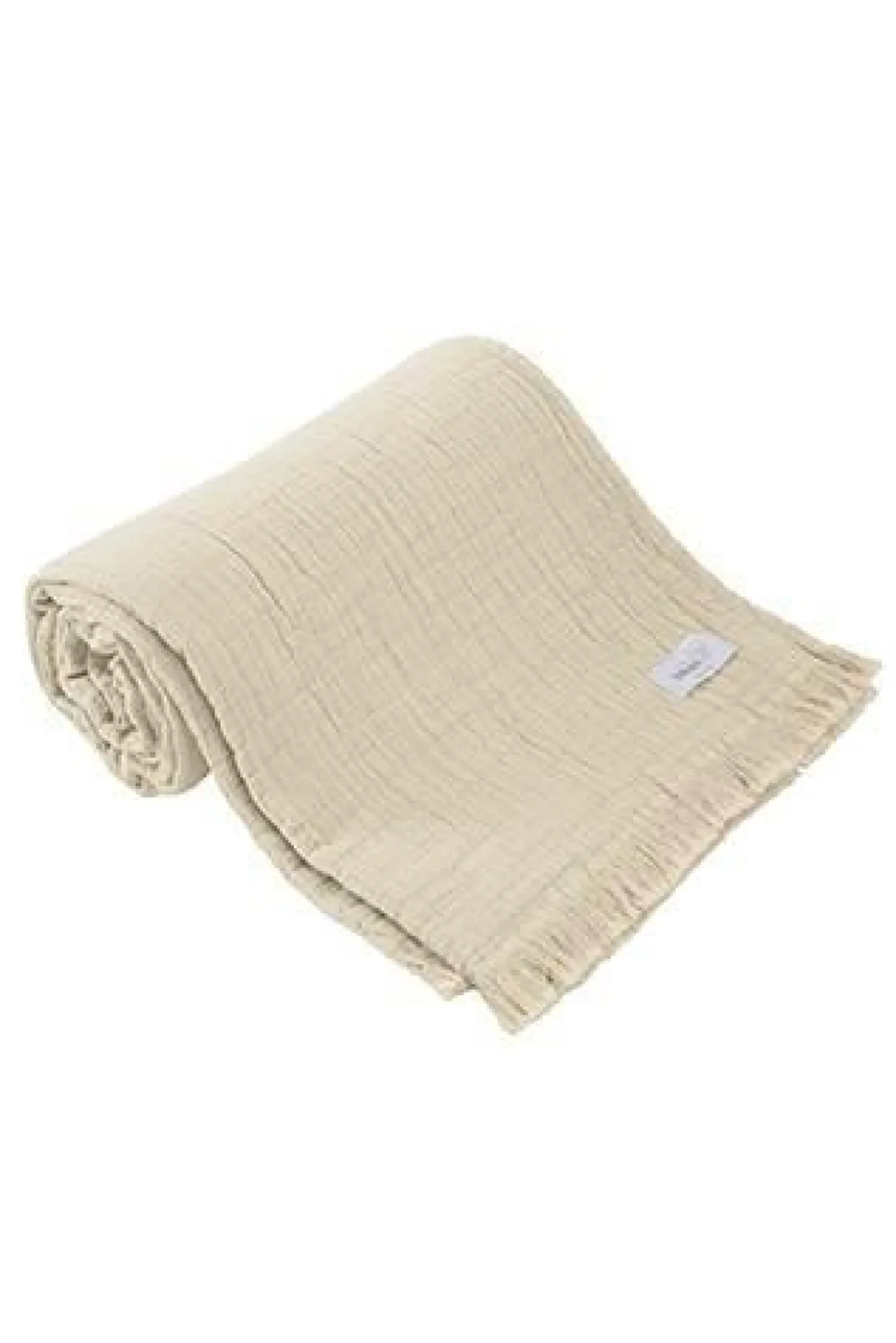 TOISON D'OR Plaid gaze de coton Brehat - Galet