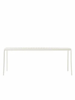TOLIX Banc lames Patio - Blanc Pur