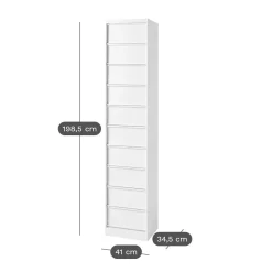 TOLIX Caisson de rangement CC10 - Blanc Perlé