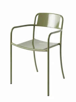 TOLIX Fauteuil plein Patio - Vert Jonc