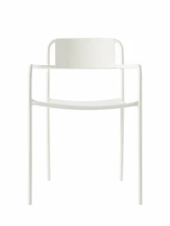 TOLIX Fauteuil plein Patio - Blanc Pur