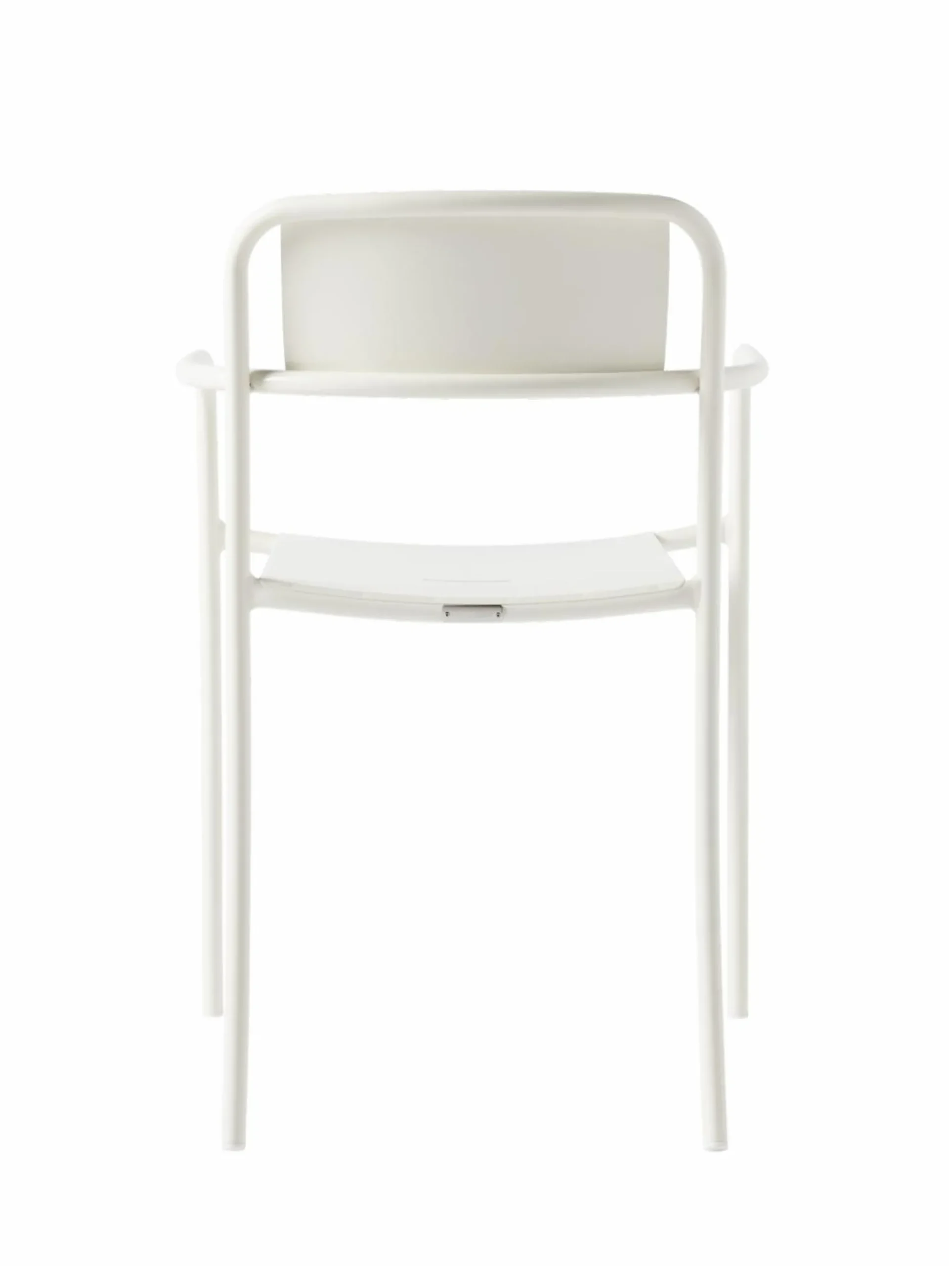 TOLIX Fauteuil plein Patio - Blanc Pur
