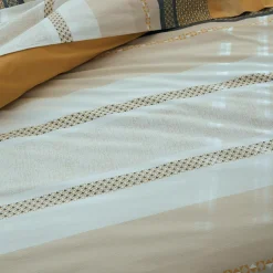 TRADILINGE Housse de couette percale Marlow Miel - 260 x 240 cm