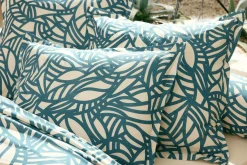 TRADILINGE Taie d'oreiller coton Séréna - Blue - 50 x 70 cm