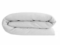 VENT DU SUD Housse de couette lin lavé Salomé - Blanc - 140 x 200 cm