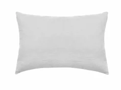 VENT DU SUD Taie d'oreiller lin lavé Salomé - Blanc - Taie d'oreiller 50 x 70 cm