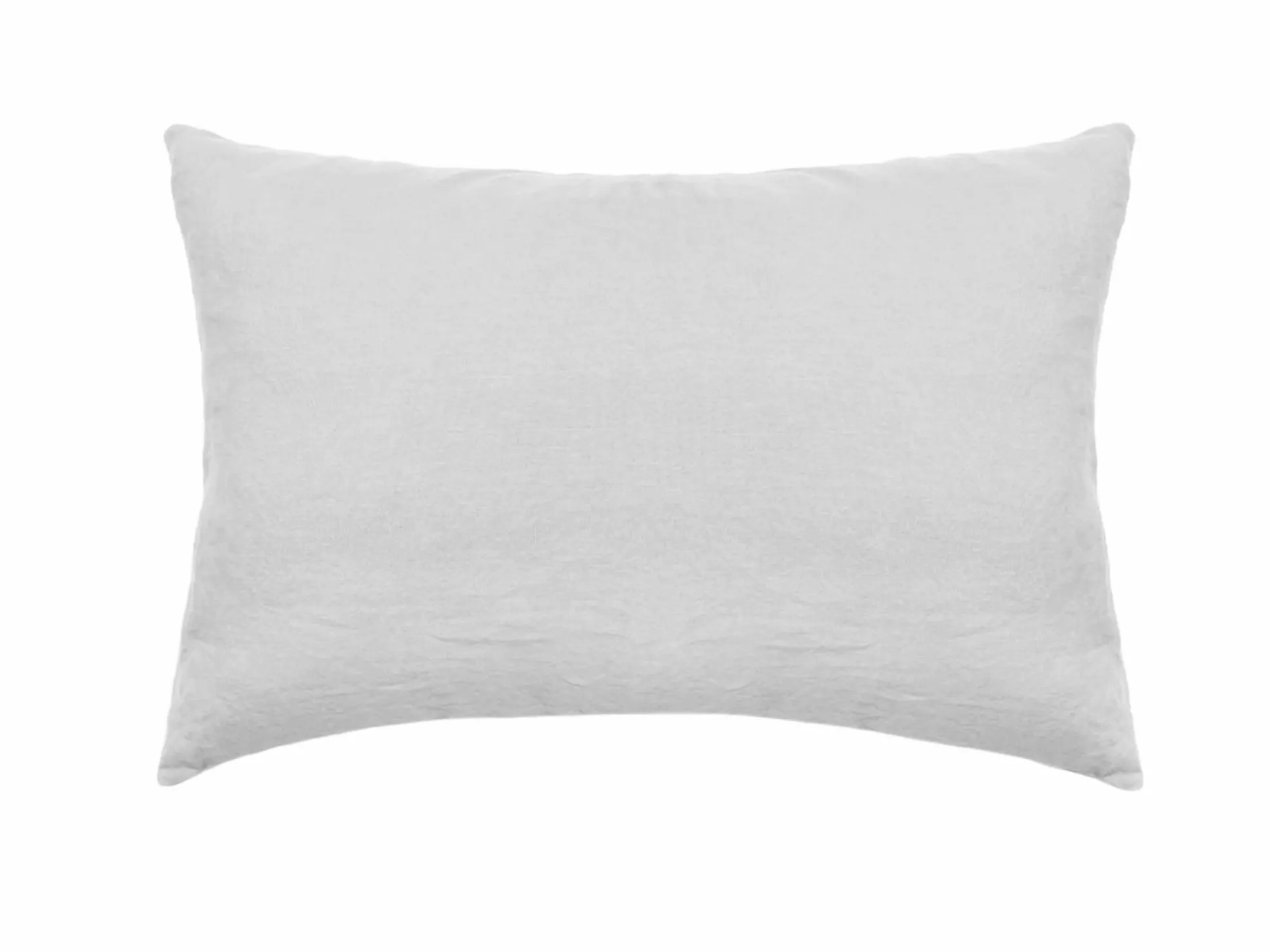 VENT DU SUD Taie d'oreiller lin lavé Salomé - Blanc - Taie d'oreiller 50 x 70 cm