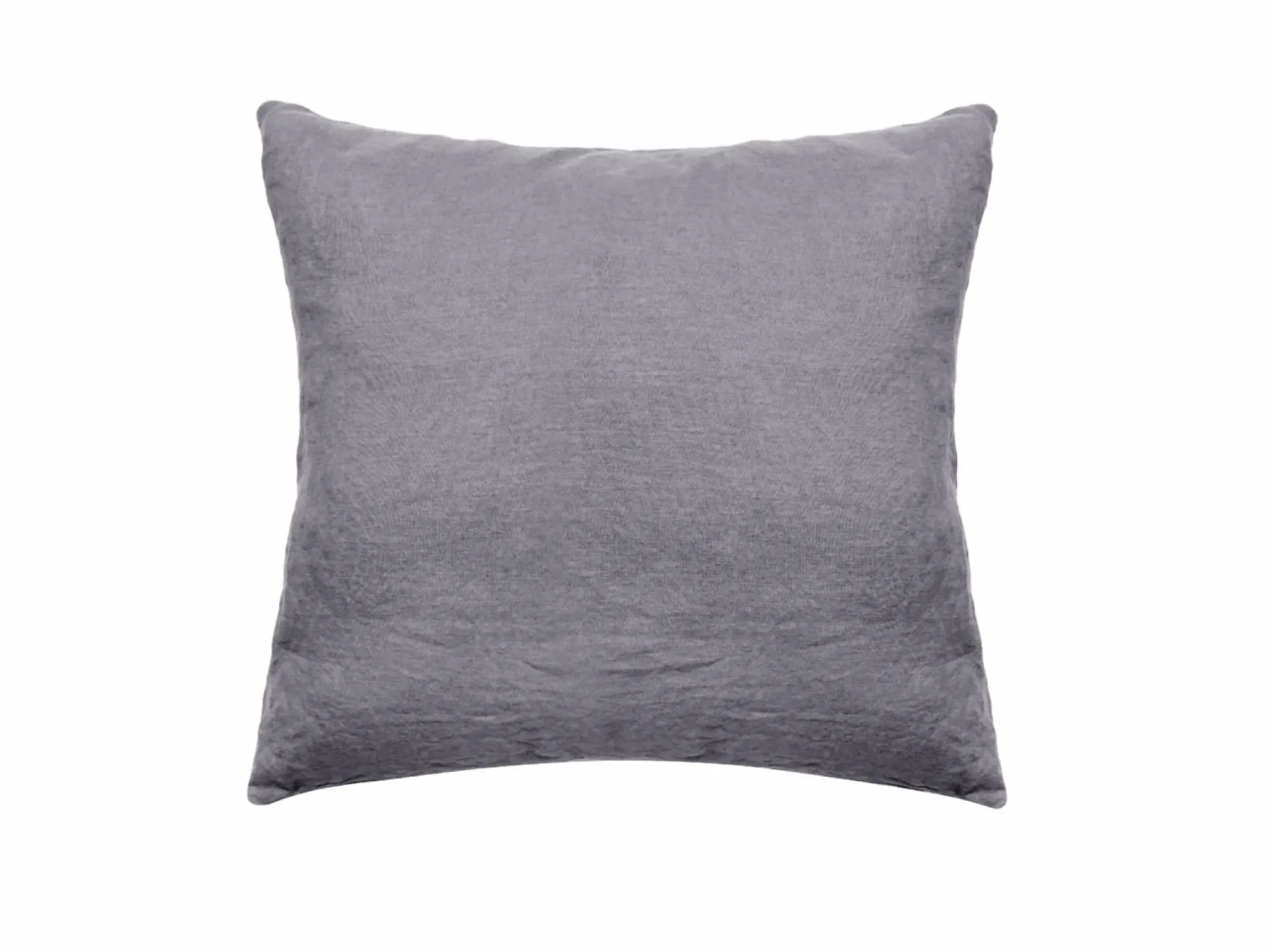 VENT DU SUD Taie lin lavé Salomé - Brume - Taie d'oreiller 63 x 63 cm