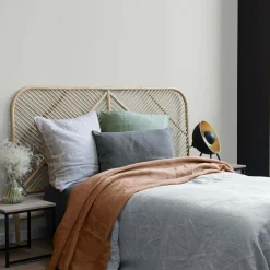 VIVARAISE Housse de couette chanvre Kala - Perle - 240 x 220 cm