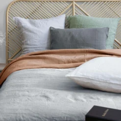 VIVARAISE Housse de couette chanvre Kala - Perle - 240 x 220 cm