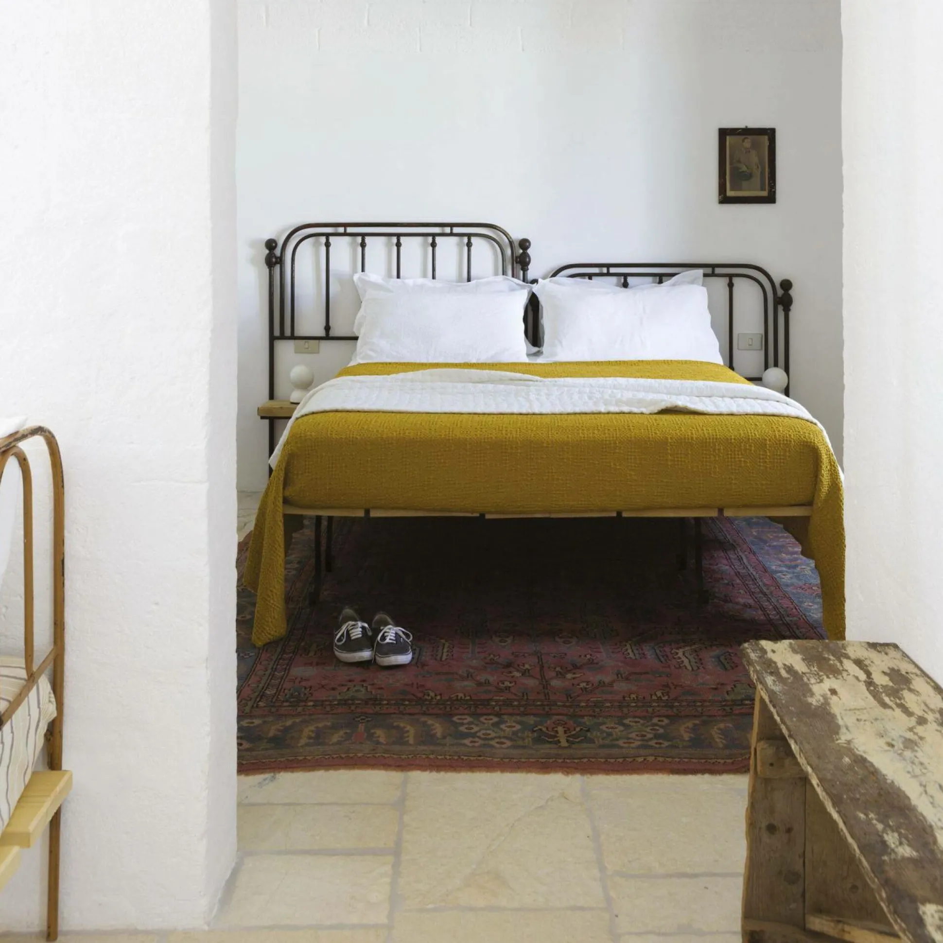 VIVARAISE Jeté de lit Tana - Craie - 180 x 260 cm - Jeté de lit