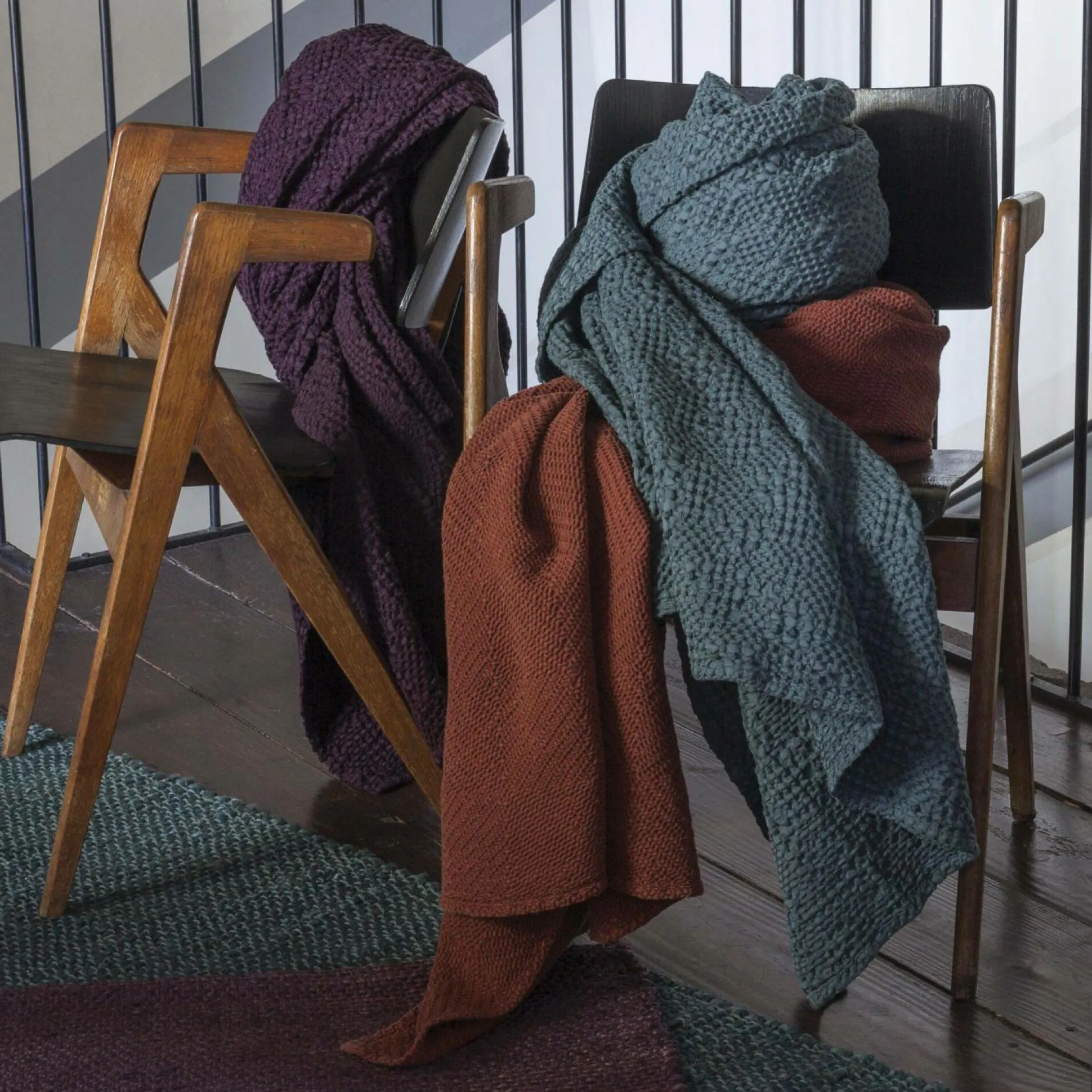 VIVARAISE Plaid Tana - Craie