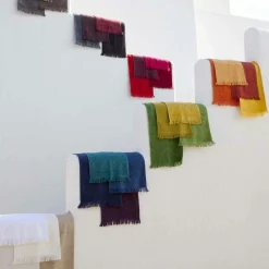 VIVARAISE Serviette invité Zoé - Neige - Serviette invité 30 x 50 cm