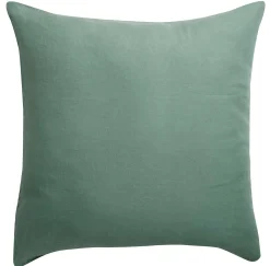 VIVARAISE Taie d'oreiller chanvre Kala - Sauge - Taie d'oreiller 65 x 65 cm