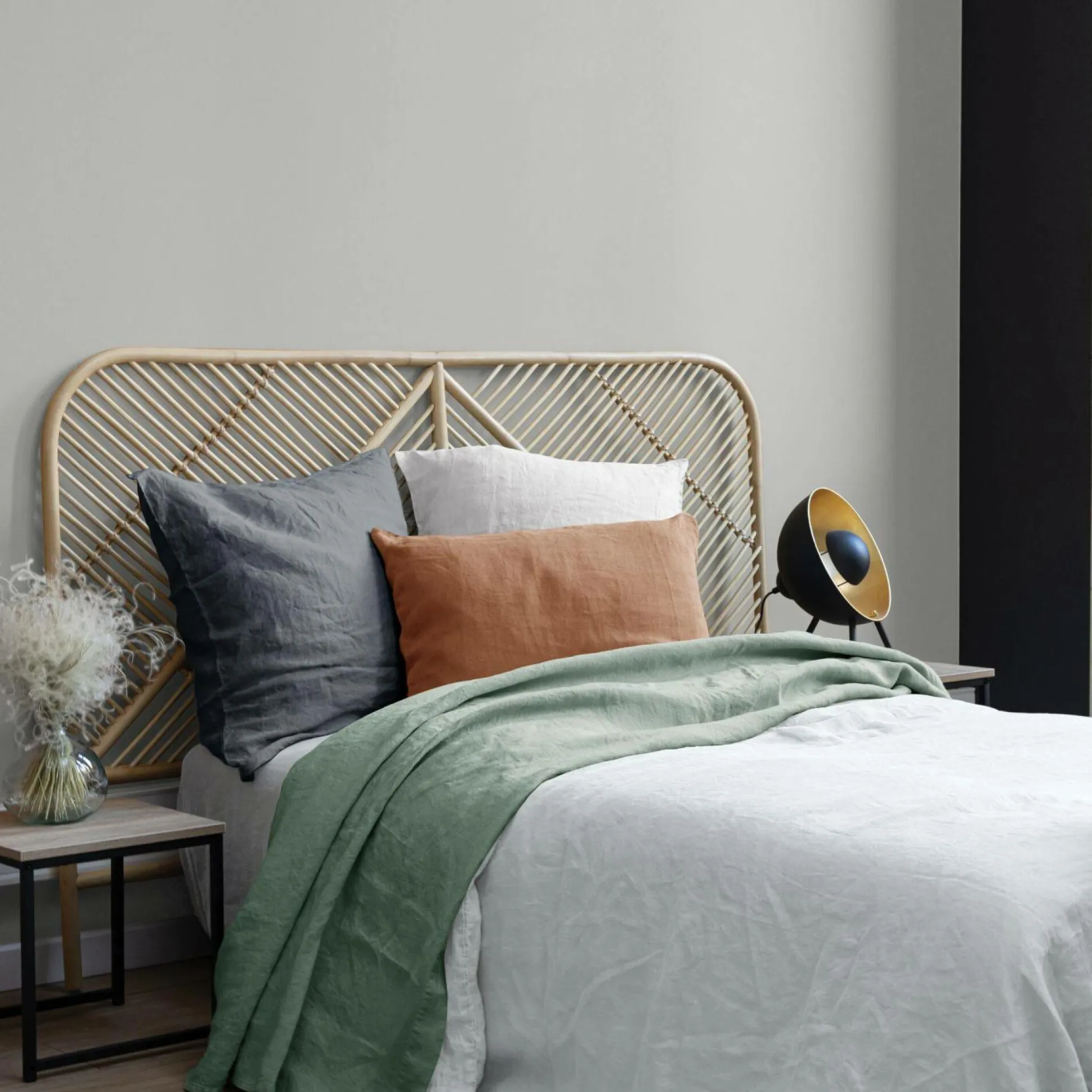 VIVARAISE Taie d'oreiller chanvre Kala - Blanc - Taie d'oreiller 65 x 65 cm