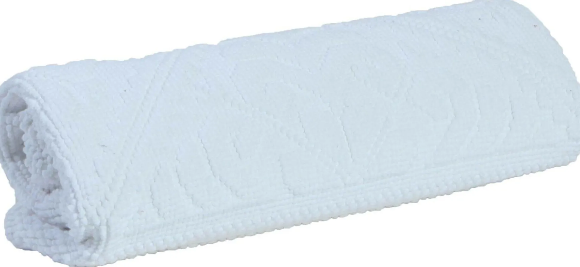 VIVARAISE Tapis de bain Enzo - Neige - 54 x 110 cm