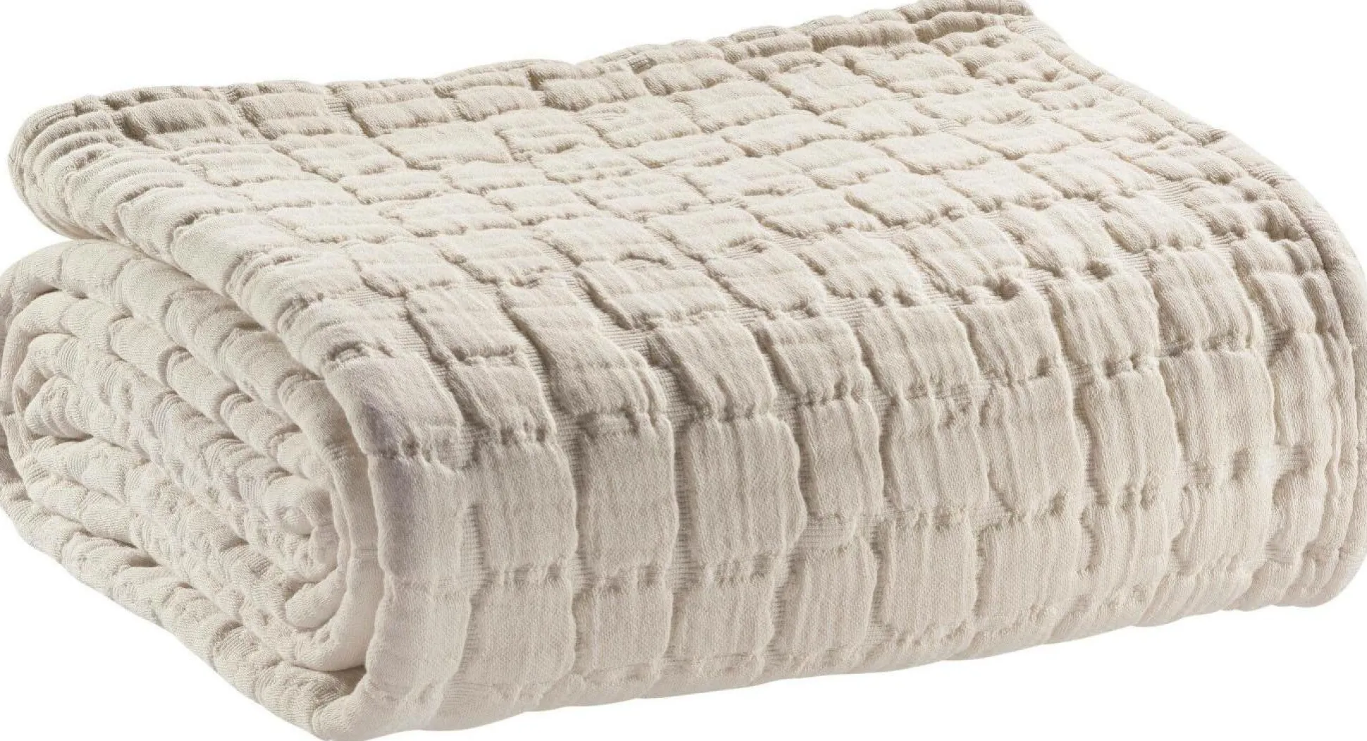 WINKLER Couvre-lit Swami - Lin - 180 x 260 cm